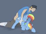  bestiality blue blue_body blue_eyes doggystyle equine eyes_closed female feral friendship_is_magic from_behind hair hat human human_on_feral interspecies male mammal multi-colored_hair my_little_pony pegasus ponyparty rainbow_dash_(mlp) rainbow_hair scout_(team_fortress_2) scout_(tf2) sex size_difference straight team_fortress_2 wings 
