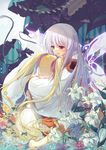  bad_id bad_pixiv_id blonde_hair blue_flower blue_rose butterfly_wings comforting flower hug lily_(flower) long_hair multiple_girls orange_flower orange_rose pink_eyes red_flower red_rose rose shinkyoku_soukai_polyphonica siblings silver_hair sisters sitting twintails very_long_hair wariza water wide_sleeves wings yayin_(yayin233) yellow_flower yellow_rose yugiri_perserte yugiri_princesca 