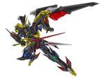  mecha no_humans shurouga super_robot_wars super_robot_wars_z sword weapon wings 