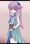  bad_id bad_pixiv_id black_choker blue_flower blue_rose choker cosplay crescent crescent_hair_ornament cure_moonlight cure_moonlight_(cosplay) elbow_gloves flower gloves hair_flower hair_ornament heartcatch_precure! hyara look-alike magical_girl patchouli_knowledge precure purple_eyes purple_hair rose short_hair single_elbow_glove single_glove solo touhou 