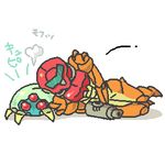  lowres lying metroid metroid_(creature) nintendo samus_aran varia_suit 