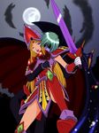  armor duel_monster monster queen&#039;s_knight queen's_knight vampire vampire_lord weapon yu-gi-oh! 