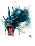  fangs fins gen_1_pokemon gyarados md5_mismatch no_humans operatingtethan pokemon pokemon_(creature) purple_eyes resized simple_background solo tongue upscaled white_background 