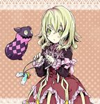  blonde_hair doll elize_lutus green_eyes jewelry mieu necklace solo tales_of_(series) tales_of_xillia teepo_(tales) 