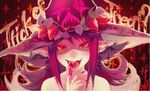  :p eyes face finger_to_mouth food fruit glowing hat jam licking long_hair open_mouth original peketr-namoww pointy_ears red_hair smile solo strawberry tongue tongue_out witch witch_hat 