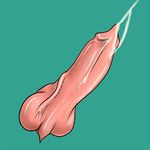  animal_genitalia canine cum cumshot disembodied_penis erection green_background knot male mammal orgasm penis plain_background sarustreeleafwolf solo vein veins 