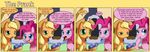  blonde_hair comic cowboy_hat duo equine female feral firecracker friendship_is_magic hair hasbro hat horse mammal my_little_pony over_9000 pinkie_pie_(mlp) pony solar-slash 