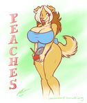  anthro apron bare_legs big_breasts border_collie breasts canine chubby cleavage clothed clothing cooking dog female hair huge_breasts long_hair looking_at_viewer mammal naked_apron onnanoko overweight peaches_collisky smile solo standing tail thick_thighs thighs wide_hips 