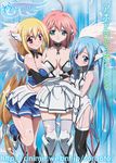  3girls astraea ikaros multiple_girls nymph nymph_(sora_no_otoshimono) sora_no_otoshimono 