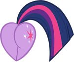  &hearts; butt butt_heart cutie_mark equine female friendship_is_magic horse mammal my_little_pony pony rayodragon solo tail twilight_sparkle_(mlp) 