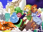  bird blonde_hair bunny chain_chomp flower grandma_ulrira hair_flower hair_ornament instrument link link&#039;s_awakening link's_awakening marin_(legend_of_zelda) marin_(the_legend_of_zelda) nekomist nintendo ocarina octorok orange_hair owl super_mario_bros. tarin the_legend_of_zelda the_legend_of_zelda:_link's_awakening ulrira vanilla_(nekomist) wind_fish 