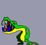  bounce bouncing_belly bulge crocodile drooling gif human low_res mammal reptile rogerrog saliva scalie struggling swallow swallowing vorarephilia vore 