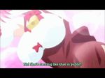  animated animated_gif bouncing_breasts breasts gif koharu_biyori large_breasts pink_hair subtitle subtitled sumitomo_minori yui_(koharu_biyori) 