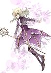  :o bad_id bad_pixiv_id blonde_hair boots bow cropped_jacket dress elize_lutus frills full_body happy kanasuke looking_back open_mouth purple_footwear ribbon short_hair solo sparkle staff tales_of_(series) tales_of_xillia yellow_eyes 