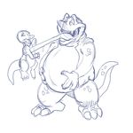  belly canson holding_belly monochrome open_mouth overweight predator prehensile_tongue prey reptile scalie sketch tongue vorarephilia vore 