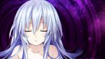  animated animated_gif bouncing eyes_closed fairy_fencer_f female hair_over_breasts long_hair nude tiara_(fairy_fencer_f) tsunako white_hair 