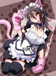  animal_ears ayuzawa_misaki blush cat_ears cat_paws gloves kaichou_wa_maid-sama! maid matatabi_(2ccp) paw_pose paws solo tail 