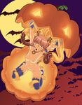  animal_ears bat breasts cat_ears female girl gochou_(kedama) halloween mithra monster neko pumpkin rape tentacle tentacle_in_ear 