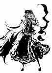  abstract bad_id bad_pixiv_id dress f7(eiki) greyscale hat hong_meiling monochrome solo star touhou 