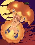  animal_ears bat bell breasts female girl gochou_(kedama) halloween mithra monster neko pumpkin tentacle you_gonna_get_raped 