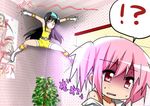  akemi_homura bad_id bad_pixiv_id jpeg_artifacts ju-on kaname_madoka mahou_shoujo_madoka_magica master_asia multiple_girls parody room yuubi 