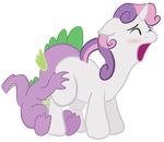  blush caluriri dragon equine female feral friendship_is_magic hair horn horse interspecies licking male mammal my_little_pony o_face oral oral_sex pony scalie sex spike_(mlp) straight sweetie_belle_(mlp) tail tongue two_tone_hair unicorn unknown_artist young 