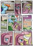  blue_eyes comic cutie_mark dialog dialogue english_text equine female feral fluttershy_(mlp) friendship_is_magic hair horse lesbian mammal my_little_pony pegasus pink_hair pinkamena_(mlp) pinkie_pie_(mlp) pony rainbow_dash_(mlp) speccysy straight_hair text wings wounded 