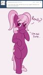  anthrofied cheerilee_(mlp) cute dialog dialogue english_text equine female friendship_is_magic fur horse mammal my_little_pony pigtails pink_fur plain_background pony skoon solo standing text tumblr white_background young 
