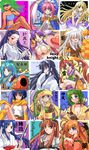  bow_(weapon) captain_vanilla coupytwo frozen_(alicesoft) galzoo_island ghost harimaoo hat hazure_onna highres holding_needle japanese_clothes kamikaze_(alicesoft) kaminaga-hime kaminiari_daikou konte kusushi multiple_girls needle oekaki pirate_hat polearm sexy_knight shield spear sulphur tokko-chan valkyrie_(alicesoft) weapon yamorin 