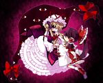  bad_id bad_pixiv_id bug butterfly eye_contact gap hair_over_one_eye hakurei_reimu holding_hands insect kiri_futoshi looking_at_another multiple_girls ribbon touhou yakumo_yukari 