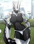 android angela-45 anthro armor big_breasts big_thighs breasts claws cleavage clothed clothing cyborg dragon female glowing glowing_eyes gynoid horn huge_breasts looking_at_viewer machine mechanical metal organic pose prehensile_tail robot scalie shiny side_boob skimpy solo tail thick_tail thick_thighs unconvincing_armor walter_sache 