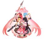  akemi_homura black_hair blonde_hair blue_eyes blue_hair drill_hair fang gloves gun hadesha handgun kaname_madoka long_hair magical_girl magical_musket mahou_shoujo_madoka_magica miki_sayaka multiple_girls pantyhose pink_eyes pink_hair pistol polearm praying purple_eyes red_eyes red_hair rifle sakura_kyouko silhouette spear sword thighhighs tomoe_mami trigger_discipline twin_drills twintails two_side_up ultimate_madoka very_long_hair weapon yellow_eyes 