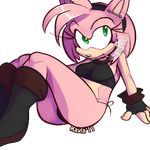  alpha_channel amy_rose cigarette ear_piercing female green_eyes hair hedgehog kayla-na mammal mel_the_hybrid piercing pink_hair plain_background sega smoking solo sonic_(series) transparent_background 