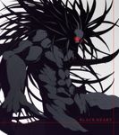  bara black_skin blackheart_(marvel) claws demon marvel muscle red_eyes s_tanly simple_background 