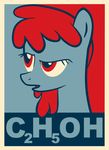  equestria-election equine ethanol female friendship_is_magic hair horse malsententia mammal my_little_pony open_mouth pony red_eyes red_hair solo 