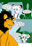  34 comic cub dialog feline feral fur invalid_tag kimba lion mammal rape rule text tezuka white white_fur young 
