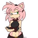  cigarette ear_piercing female hedgehog industrial_piercing kayla-na mammal mel_the_hybrid piercing sega smoking solo sonic_(series) 