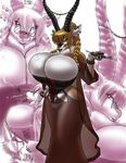  big_breasts breasts corset ear_piercing eyewear female gazelle gideon glasses hair horn huge_breasts hyper hyper_breasts jewelry lagomorph lapine long_hair looking_at_viewer mammal piercing rabbit smoking solo wide_hips 