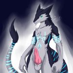  chest_tuft erection henry looking_at_viewer male mnxenx001 penis sergal solo tuft 