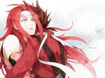  androgynous blue_eyes brown_hair gloves headband highres hug lloyd_irving long_hair male_focus multiple_boys murata0033 red_hair red_shirt shirt surprised tales_of_(series) tales_of_symphonia zelos_wilder 