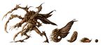  blade bolt0002 bug cocoon evolution highres insect larva monster no_humans original simple_background wings 