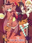  :q bad_id bad_pixiv_id black_eyes black_hair black_legwear boots cape charlotte_(madoka_magica) cheese daffobird dress dual_persona food green_eyes hair_ornament hair_ribbon halloween hat heart heart-shaped_pupils highres jack-o'-lantern mahou_shoujo_madoka_magica mary_janes multiple_girls personification pink_background pink_hair puffy_sleeves pumpkin ribbon shoes short_twintails sleeves_past_wrists smile striped striped_legwear symbol-shaped_pupils thighhighs tomoe_mami tongue tongue_out trick_or_treat twintails witch_hat 