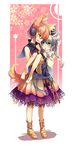  :3 animal_ears bare_legs barefoot blonde_hair blue_eyes brown_eyes capelet carrying cat_ears cat_tail child dog_ears dog_tail earmuffs hair_ribbon hat japanese_clothes kariginu kemonomimi_mode mononobe_no_futo multiple_girls open_mouth ponytail princess_carry ribbon shirt silver_hair skirt standing tail tate_eboshi touhou toyosatomimi_no_miko yetworldview_kaze 