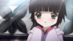  animated animated_gif black_hair blush green_eyes ikoku_meiro_no_croisee japanese_clothes kimono lowres non-web_source screencap short_hair smile solo yune_(ikoku_meiro_no_croisee) 