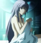  asama_miya breasts highres long_hair nude purple_hair sekirei solo 