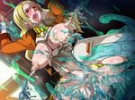  ahegao anal blonde_hair breasts butcha-u censored cum cum_in_ass cum_in_pussy cum_inside double_penetration earrings eroquis fucked_silly goo inflation jewelry large_breasts long_nipples nipple_pinch nipple_tweak nipples open_mouth orgasm overflow rape restrained saliva slime stick_nipples stomach_bulge sweat tears tentacle tongue tongue_out youchuu_no_ori 
