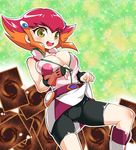  artist_request blush breasts cleavage kouzuki_anna kozuki_anna_(yugioh_zexal) smile yu-gi-oh! yuu-gi-ou_zexal zootan 