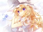  blonde_hair blue_eyes braid hat jin_rikuri kirisame_marisa long_hair side_braid solo touhou witch_hat 