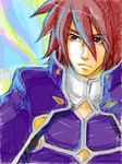  1boy kratos_aurion male male_focus oekaki red_eyes red_hair redhead short_hair solo tales_of_(series) tales_of_symphonia 
