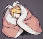  bad_id bad_pixiv_id blanket blonde_hair bow formalin hair_bow kagamine_rin lowres solo tears trembling vocaloid 